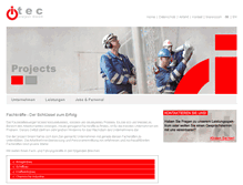 Tablet Screenshot of itec-project.de